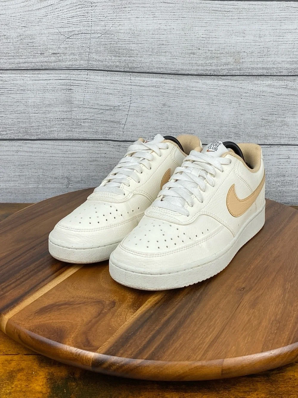 Nike Court Vision Low Next Nature Sail White Sun Club Shoes DH3158-103 Size 9.5